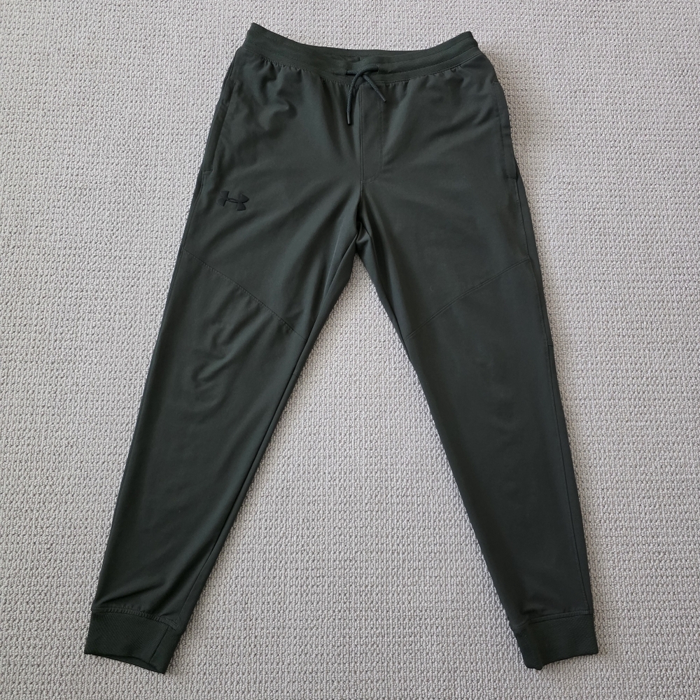 MENS Under Armour HeatGear Fitted Sweatpants LARGE